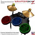 Abstract 01 Colors Skin by WraptorSkinz fits Guitar Hero 4 World Tour Drum Set for Nintendo Wii, XBOX 360, PS2 & PS3 (DRUMS NOT INCLUDED)
