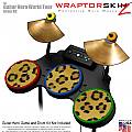 Leopard Spots Skin by WraptorSkinz fits Guitar Hero 4 World Tour Drum Set for Nintendo Wii, XBOX 360, PS2 & PS3 (DRUMS NOT INCLUDED)