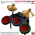 Spider Web Skin by WraptorSkinz fits Guitar Hero 4 World Tour Drum Set for Nintendo Wii, XBOX 360, PS2 & PS3 (DRUMS NOT INCLUDED)