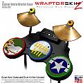 WWII Bomber War Plane Skin by WraptorSkinz fits Guitar Hero 4 World Tour Drum Set for Nintendo Wii, XBOX 360, PS2 & PS3 (DRUMS NOT INCLUDED)