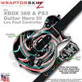Alecias Swirl 02 WraptorSkinz  Skin fits XBOX 360 & PS3 Guitar Hero III Les Paul Controller (GUITAR NOT INCLUDED)