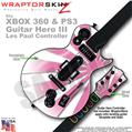 Rising Sun Pink WraptorSkinz  Skin fits XBOX 360 & PS3 Guitar Hero III Les Paul Controller (GUITAR NOT INCLUDED)