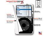 Chrome Drip on Black iPod Video (5G) Skin