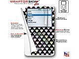 Pastel Hearts On Black iPod Video (5G) Skin