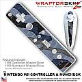 Wii Remote Controller (wiiMote) Skins Camouflage Blue - WraptorSkinz  by TuneTattooz 