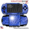 Sony PSP Skin - Stardust Blue WraptorSkinz Kit 