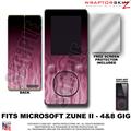 Fire Pink WraptorSkinz Skin and Screen Protector Kit fits Zune (4/8/16 gig)