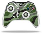 WraptorSkinz Decal Skin Wrap Set works with 2016 and newer XBOX One S / X Controller Camouflage Green (CONTROLLER NOT INCLUDED)