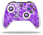 WraptorSkinz Decal Skin Wrap Set works with 2016 and newer XBOX One S / X Controller Triangle Mosaic Purple (CONTROLLER NOT INCLUDED)