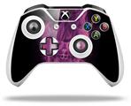 WraptorSkinz Decal Skin Wrap Set works with 2016 and newer XBOX One S / X Controller Flaming Fire Skull Hot Pink Fuchsia (CONTROLLER NOT INCLUDED)