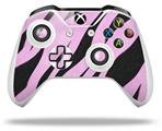 WraptorSkinz Decal Skin Wrap Set works with 2016 and newer XBOX One S / X Controller Zebra Skin Pink (CONTROLLER NOT INCLUDED)