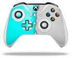 WraptorSkinz Decal Skin Wrap Set works with 2016 and newer XBOX One S / X Controller Ripped Colors Neon Teal Gray (CONTROLLER NOT INCLUDED)