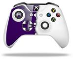 WraptorSkinz Decal Skin Wrap Set works with 2016 and newer XBOX One S / X Controller Ripped Colors Purple White (CONTROLLER NOT INCLUDED)
