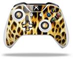 WraptorSkinz Decal Skin Wrap Set works with 2016 and newer XBOX One S / X Controller Fractal Fur Leopard (CONTROLLER NOT INCLUDED)
