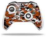 WraptorSkinz Decal Skin Wrap Set works with 2016 and newer XBOX One S / X Controller WraptorCamo Digital Camo Burnt Orange (CONTROLLER NOT INCLUDED)