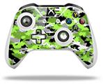 WraptorSkinz Decal Skin Wrap Set works with 2016 and newer XBOX One S / X Controller WraptorCamo Digital Camo Neon Green (CONTROLLER NOT INCLUDED)