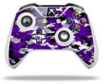 WraptorSkinz Decal Skin Wrap Set works with 2016 and newer XBOX One S / X Controller WraptorCamo Digital Camo Purple (CONTROLLER NOT INCLUDED)