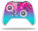 WraptorSkinz Decal Skin Wrap Set works with 2016 and newer XBOX One S / X Controller Smooth Fades Neon Teal Hot Pink (CONTROLLER NOT INCLUDED)