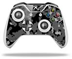 WraptorSkinz Decal Skin Wrap Set works with 2016 and newer XBOX One S / X Controller WraptorCamo Old School Camouflage Camo Black (CONTROLLER NOT INCLUDED)