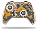 WraptorSkinz Decal Skin Wrap Set works with 2016 and newer XBOX One S / X Controller WraptorCamo Old School Camouflage Camo Orange (CONTROLLER NOT INCLUDED)