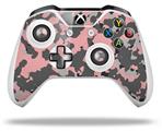 WraptorSkinz Decal Skin Wrap Set works with 2016 and newer XBOX One S / X Controller WraptorCamo Old School Camouflage Camo Pink (CONTROLLER NOT INCLUDED)