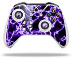 WraptorSkinz Decal Skin Wrap Set works with 2016 and newer XBOX One S / X Controller Electrify Purple (CONTROLLER NOT INCLUDED)