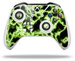 WraptorSkinz Decal Skin Wrap Set works with 2016 and newer XBOX One S / X Controller Electrify Green (CONTROLLER NOT INCLUDED)