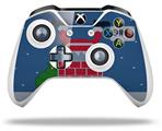WraptorSkinz Decal Skin Wrap Set works with 2016 and newer XBOX One S / X Controller Ugly Holiday Christmas Sweater - Incoming Santa (CONTROLLER NOT INCLUDED)