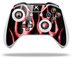 WraptorSkinz Decal Skin Wrap Set works with 2016 and newer XBOX One S / X Controller Metal Flames Red (CONTROLLER NOT INCLUDED)
