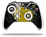 WraptorSkinz Decal Skin Wrap Set works with 2016 and newer XBOX One S / X Controller Barbwire Heart Yellow (CONTROLLER NOT INCLUDED)