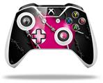 WraptorSkinz Decal Skin Wrap Set works with 2016 and newer XBOX One S / X Controller Barbwire Heart Hot Pink (CONTROLLER NOT INCLUDED)