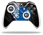 WraptorSkinz Decal Skin Wrap Set works with 2016 and newer XBOX One S / X Controller Barbwire Heart Blue (CONTROLLER NOT INCLUDED)