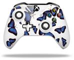 WraptorSkinz Decal Skin Wrap Set works with 2016 and newer XBOX One S / X Controller Butterflies Blue (CONTROLLER NOT INCLUDED)