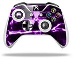 WraptorSkinz Decal Skin Wrap Set works with 2016 and newer XBOX One S / X Controller Radioactive Purple (CONTROLLER NOT INCLUDED)