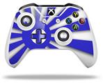 WraptorSkinz Decal Skin Wrap Set works with 2016 and newer XBOX One S / X Controller Rising Sun Japanese Flag Blue (CONTROLLER NOT INCLUDED)