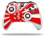 WraptorSkinz Decal Skin Wrap Set works with 2016 and newer XBOX One S / X Controller Rising Sun Japanese Flag Red (CONTROLLER NOT INCLUDED)