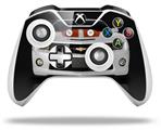 WraptorSkinz Decal Skin Wrap Set works with 2016 and newer XBOX One S / X Controller 2010 Chevy Camaro White - Orange Stripes on Black (CONTROLLER NOT INCLUDED)