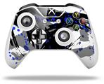 WraptorSkinz Decal Skin Wrap Set works with 2016 and newer XBOX One S / X Controller Abstract 02 Blue (CONTROLLER NOT INCLUDED)