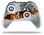 WraptorSkinz Decal Skin Wrap Set works with 2016 and newer XBOX One S / X Controller Ripped Metal Fire (CONTROLLER NOT INCLUDED)