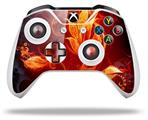 WraptorSkinz Decal Skin Wrap Set works with 2016 and newer XBOX One S / X Controller Fire Flower (CONTROLLER NOT INCLUDED)