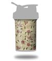 Skin Decal Wrap works with Blender Bottle ProStak 22oz Flowers and Berries Pink (BOTTLE NOT INCLUDED)