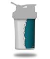Skin Decal Wrap works with Blender Bottle ProStak 22oz Ripped Colors Gray Seafoam Green (BOTTLE NOT INCLUDED)
