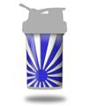 Skin Decal Wrap works with Blender Bottle ProStak 22oz Rising Sun Japanese Flag Blue (BOTTLE NOT INCLUDED)