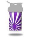 Skin Decal Wrap works with Blender Bottle ProStak 22oz Rising Sun Japanese Flag Purple (BOTTLE NOT INCLUDED)