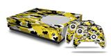WraptorSkinz Decal Skin Wrap Set works with 2016 and newer XBOX One S Console and 2 Controllers WraptorCamo Digital Camo Yellow