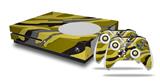 WraptorSkinz Decal Skin Wrap Set works with 2016 and newer XBOX One S Console and 2 Controllers Camouflage Yellow
