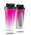 Skin Decal Wrap works with Blender Bottle 28oz Smooth Fades White Hot Pink (BOTTLE NOT INCLUDED)