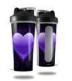 Skin Decal Wrap works with Blender Bottle 28oz Glass Heart Grunge Purple (BOTTLE NOT INCLUDED)