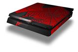Vinyl Decal Skin Wrap compatible with Sony PlayStation 4 Slim Console Spider Web (PS4 NOT INCLUDED)