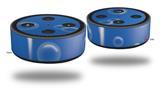 Skin Wrap Decal Set 2 Pack for Amazon Echo Dot 2 - Bubbles Blue (2nd Generation ONLY - Echo NOT INCLUDED)